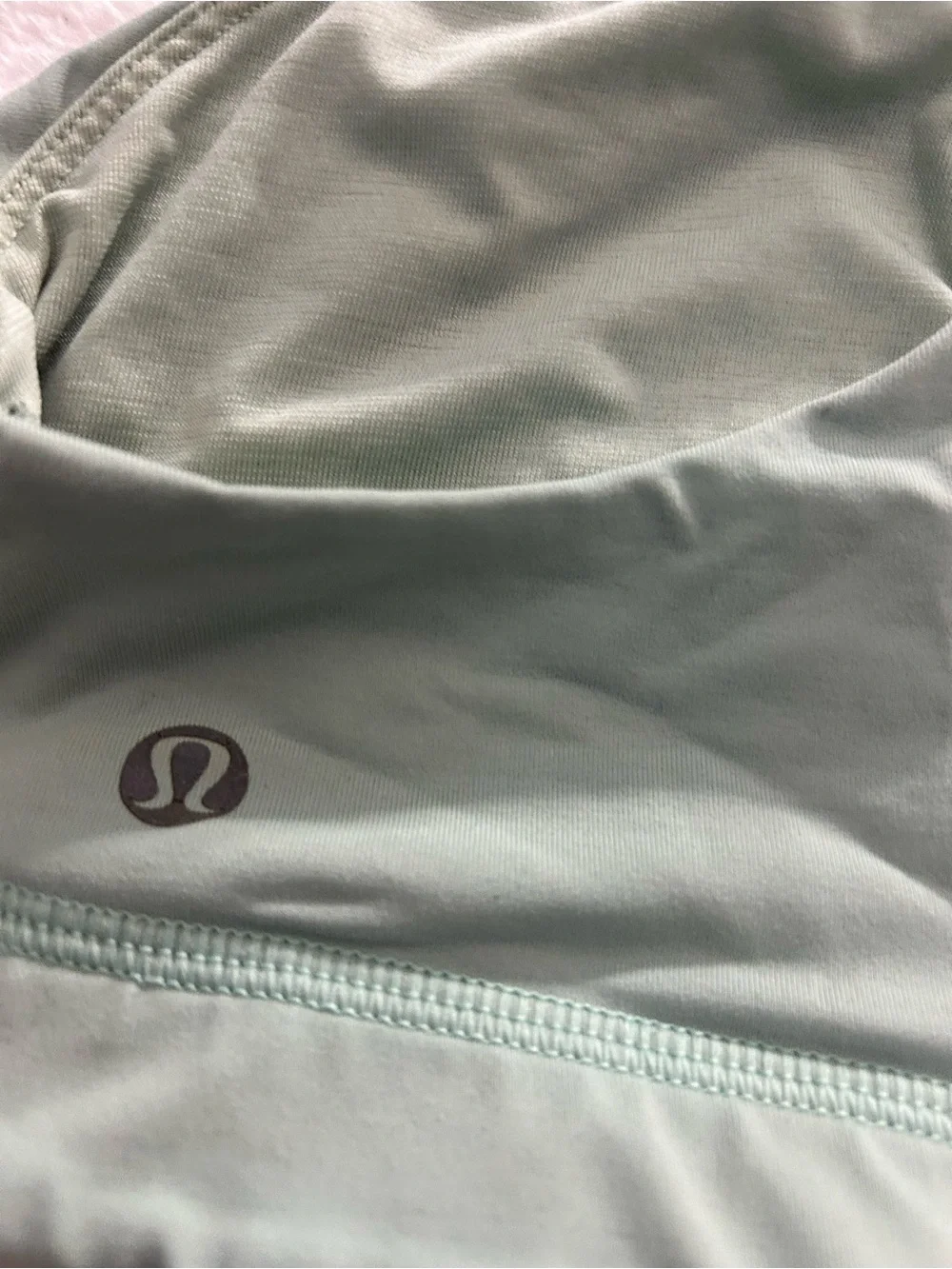 lululemon athletica Mint Green Racerback Sports Bra Sz 8